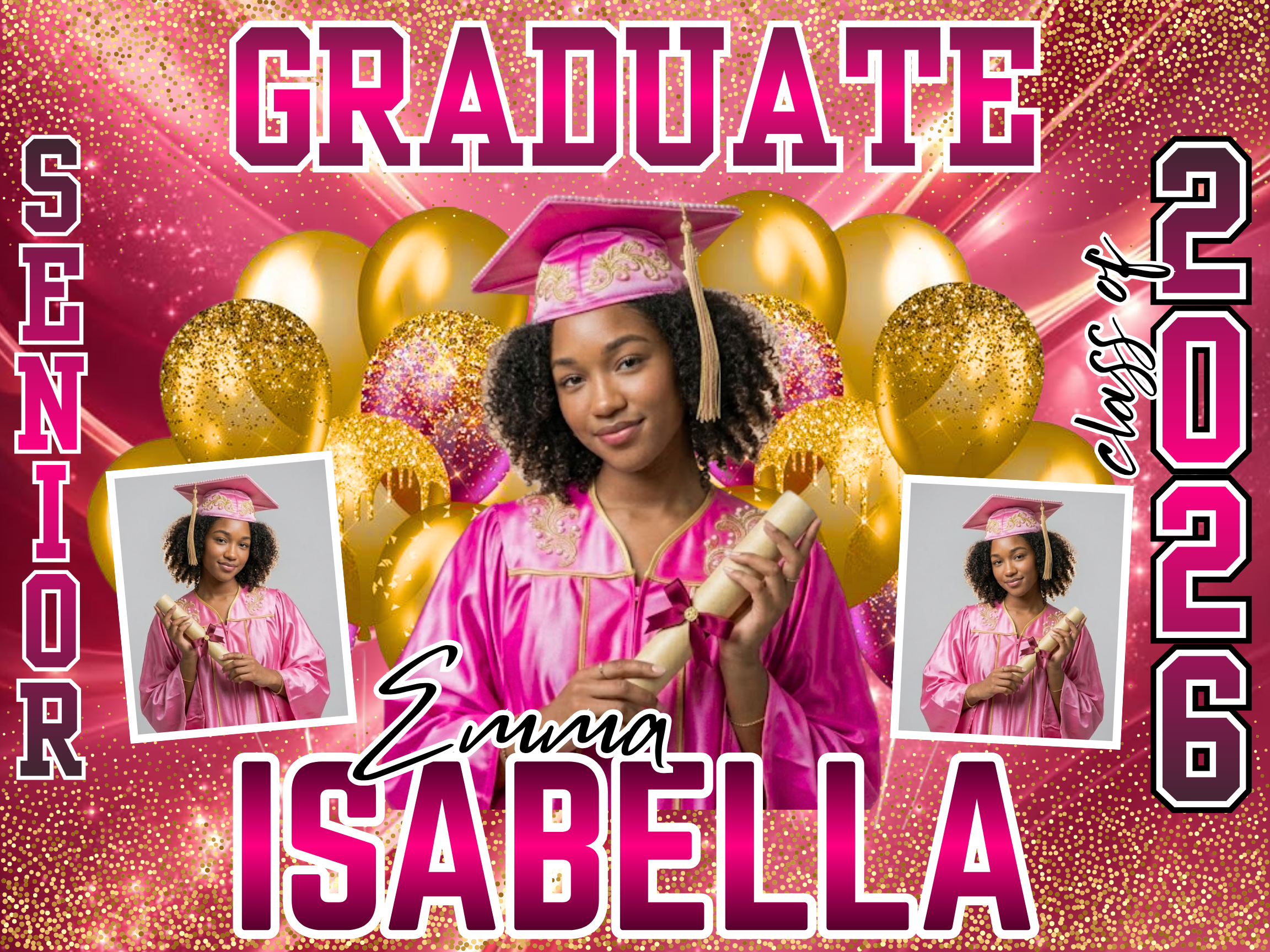 Graduate Yard Sign Design 1
