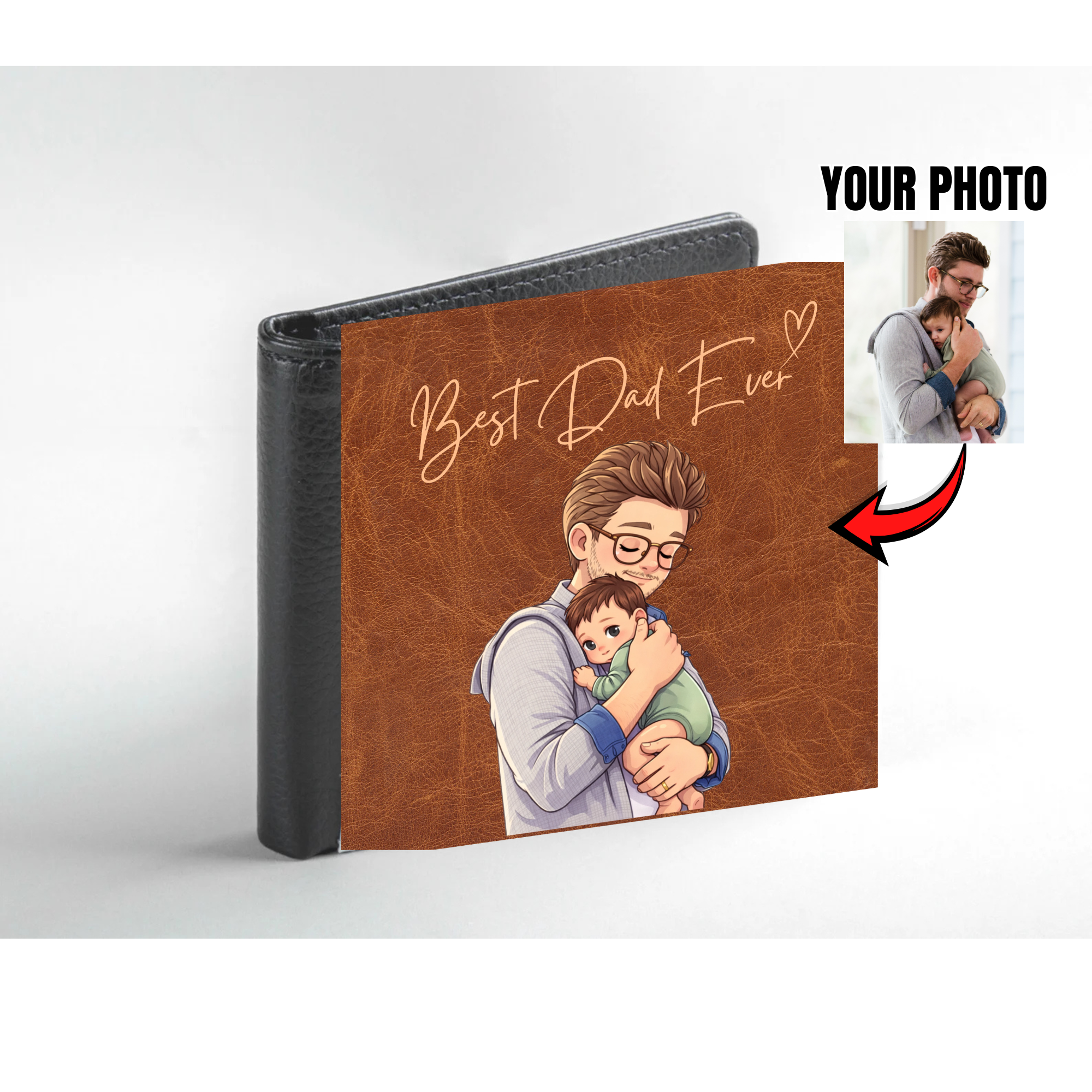 Custom Anime Dad Wallet