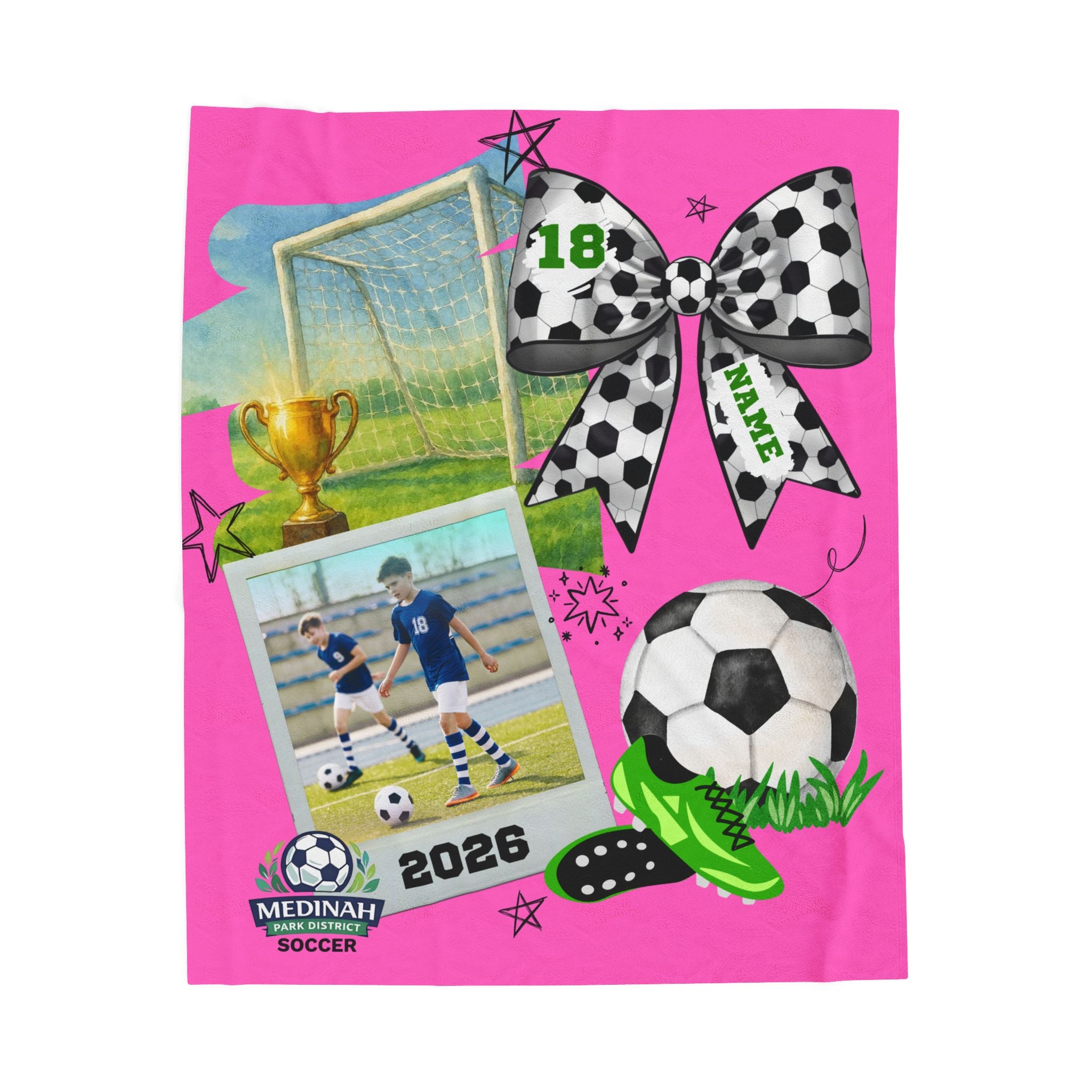 Soccer Design 3 (Pink)
