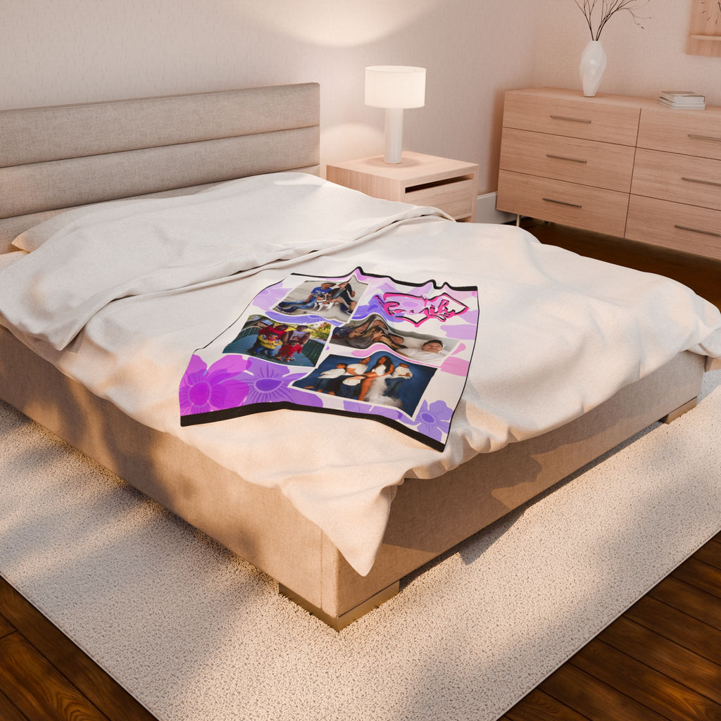 Personalized Photo Family Blanket