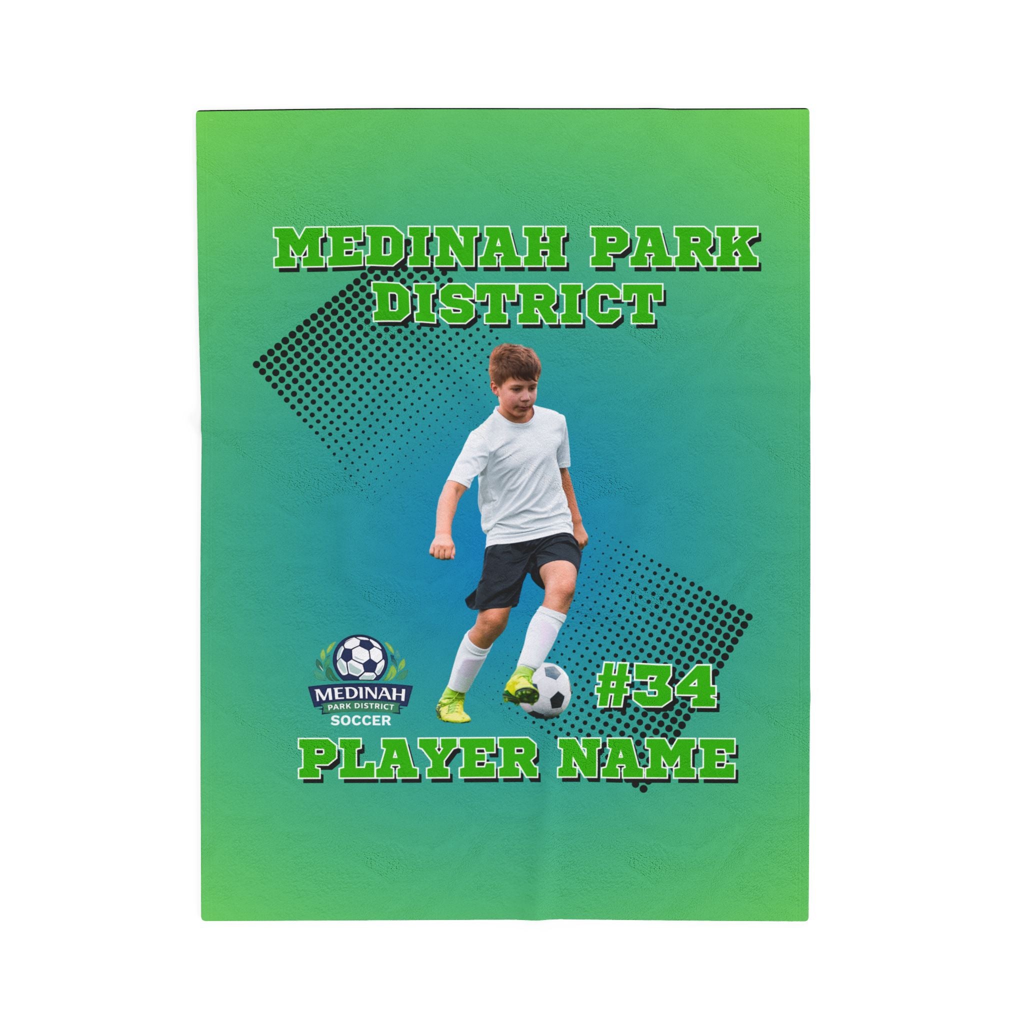 Soccer Design 2 (Blue Green)