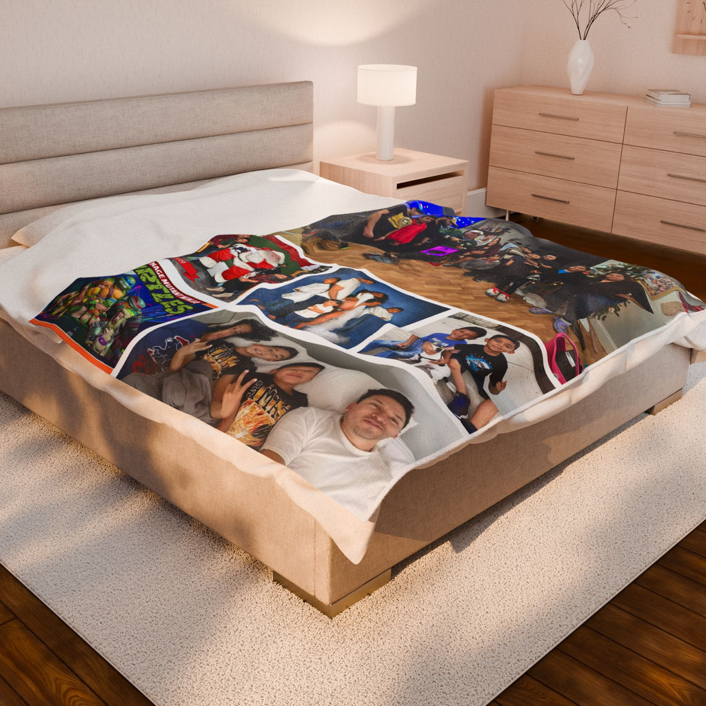 Family Multiple Photo Blanket (12 Photos Max Reccommended)