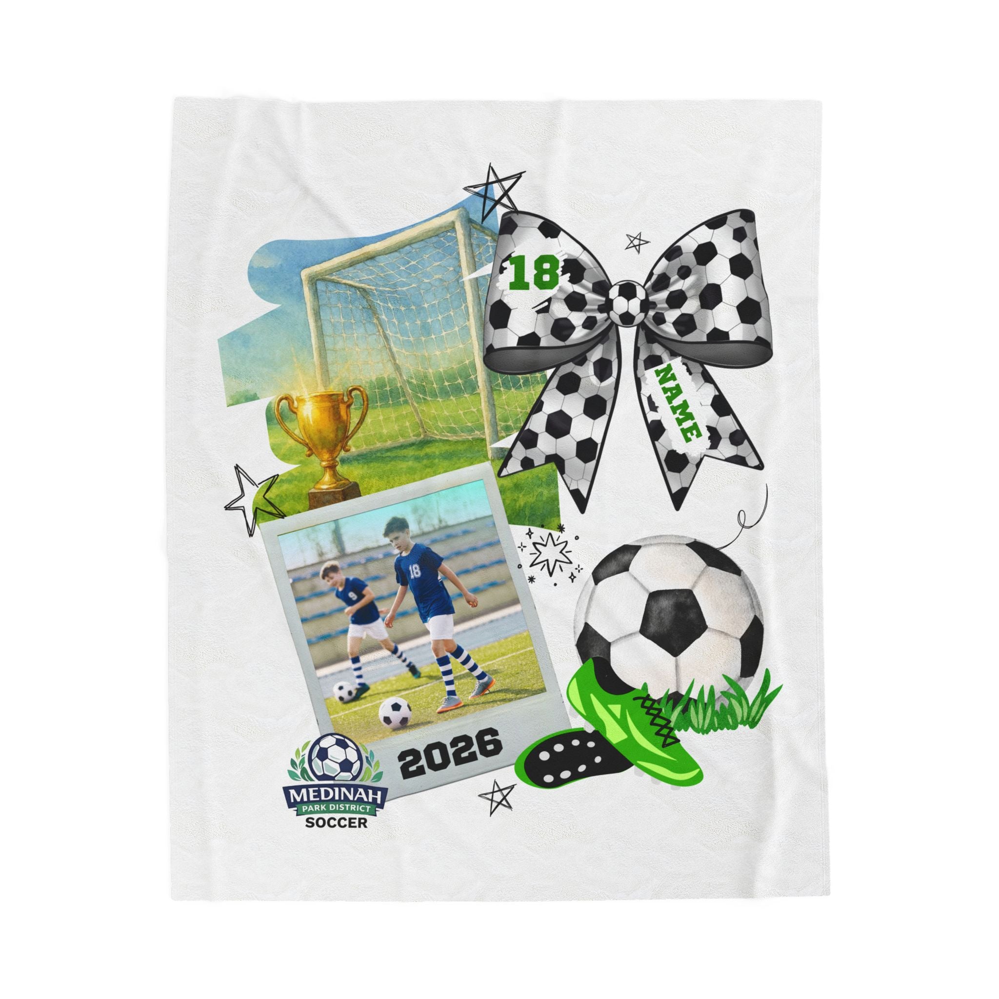 Soccer Design  (White)