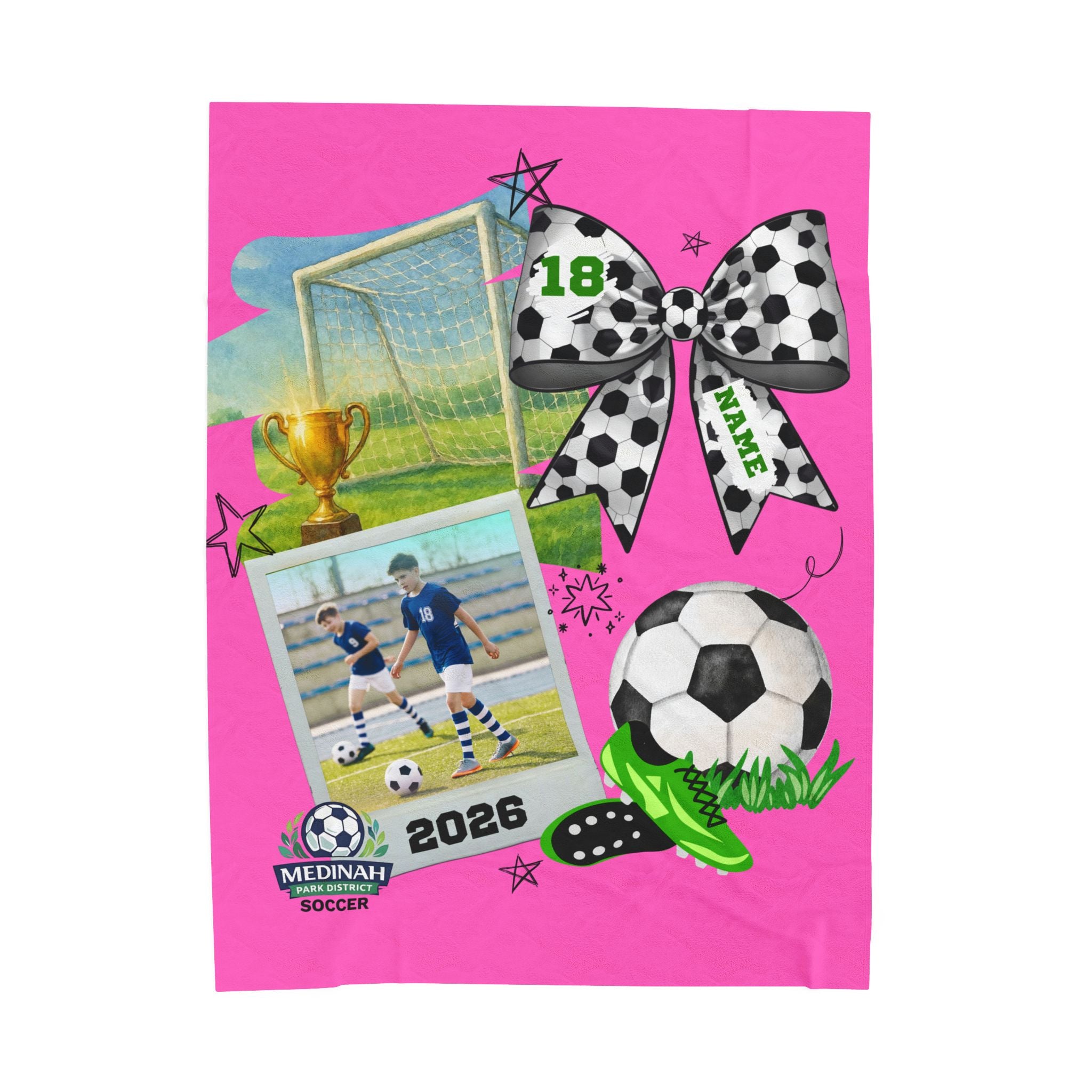 Soccer Design 3 (Pink)