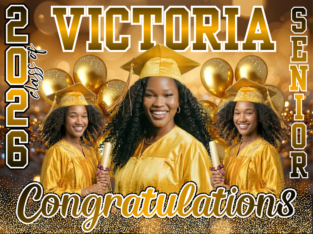 Graduate Yard Sign Design 9