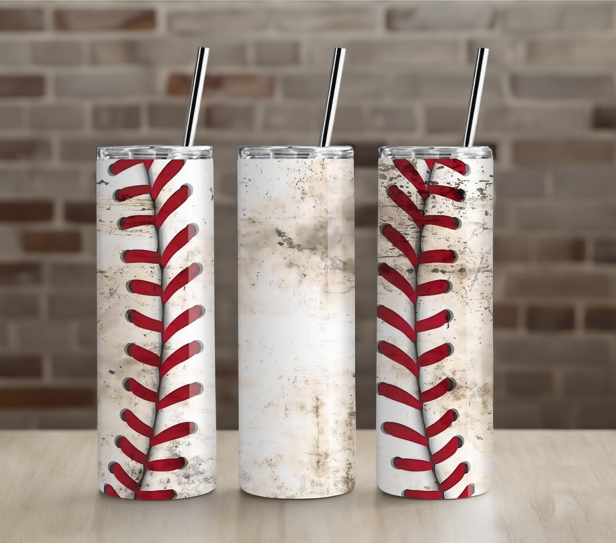 Classic Baseball Leather Wrap 20oz Tumbler Drinkware