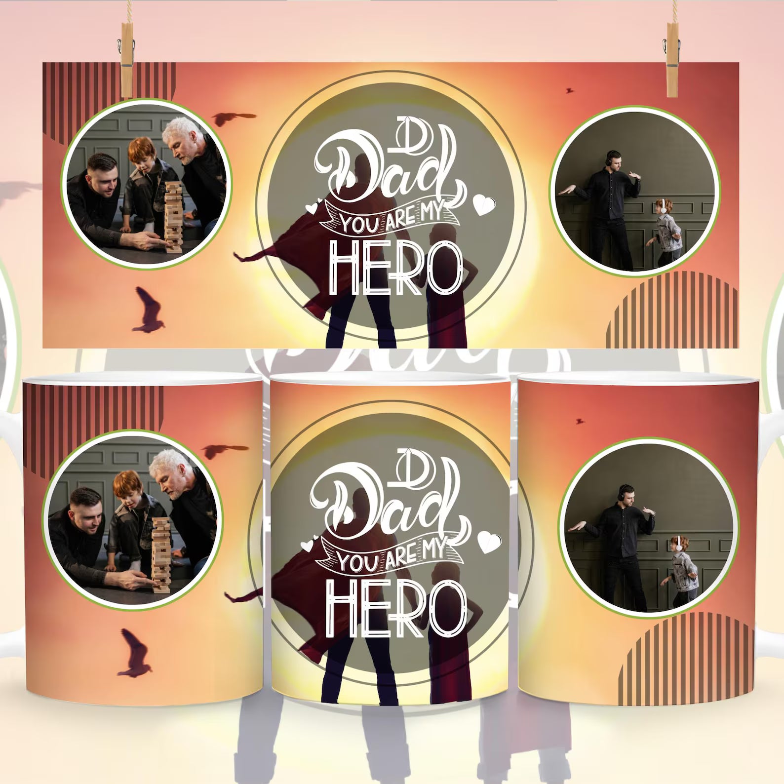 Dad You Are My Hero Mug