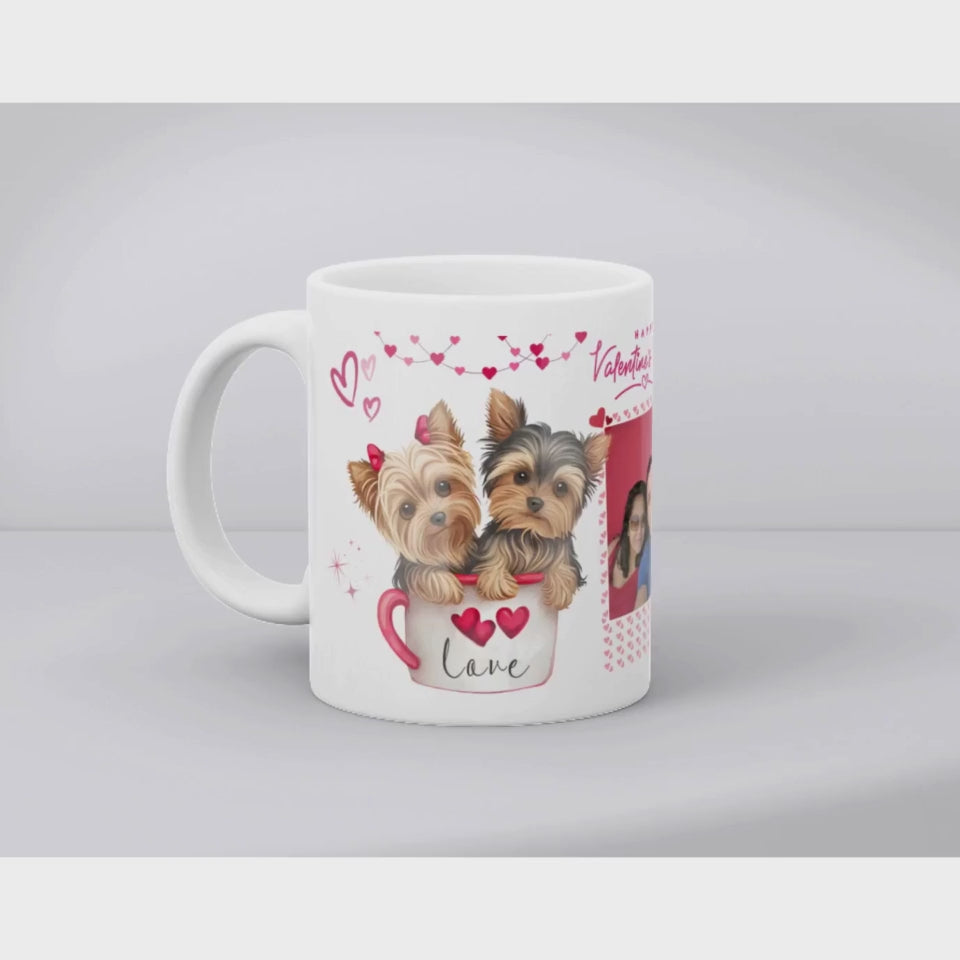 Valentine Day LOVE Yorkie Mug