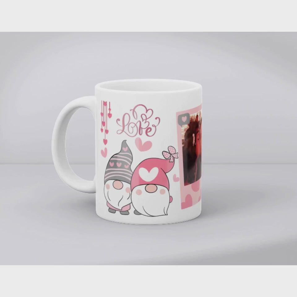 Valentine Day LOVE Gnome Mug