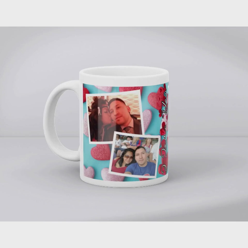 I love you Blue Turquoise Mug