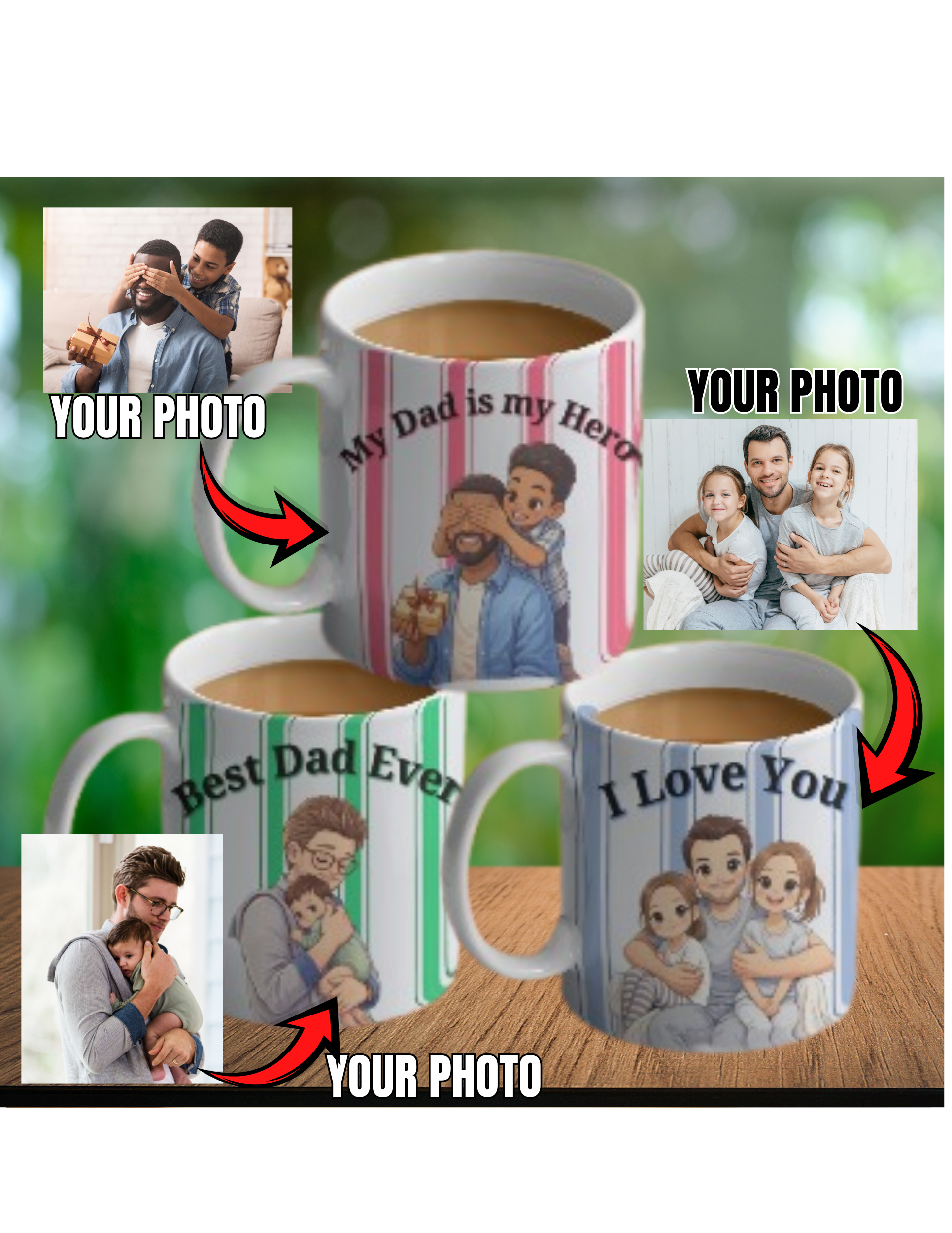 Custom Anime Dad Mug